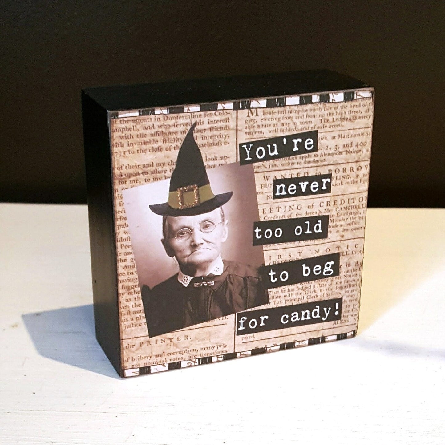 Halloween Stand-Up Sign-Decor-in2ition mercantile