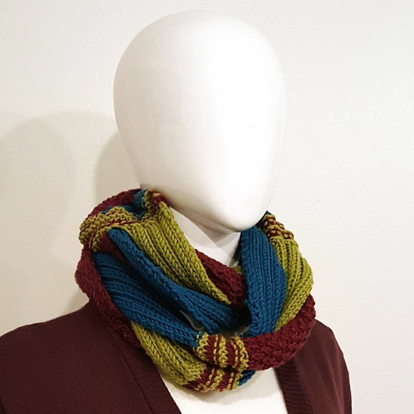 Harlequin Infinity Scarf-Accessories-in2ition mercantile