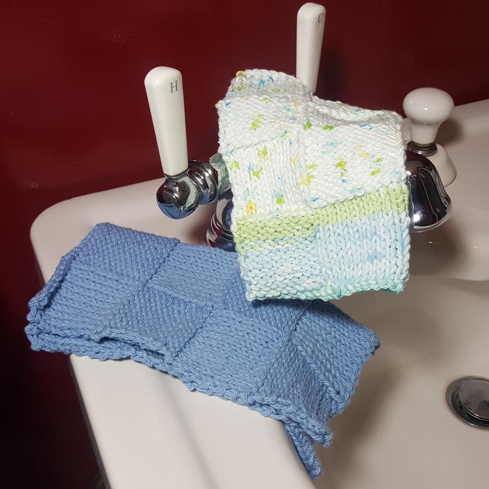 Knit Washcloth Set-Linens-in2ition mercantile
