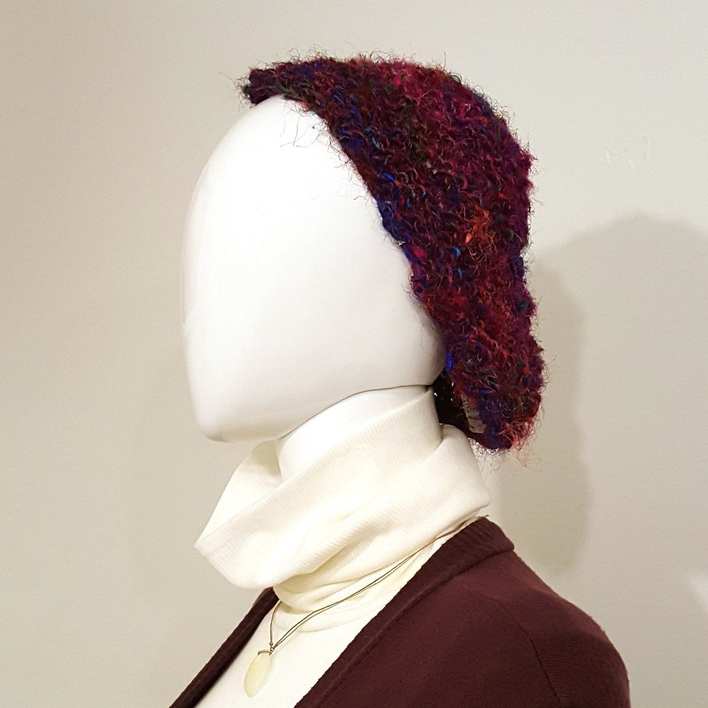 Sari Silk Beret-Accessories-in2ition mercantile