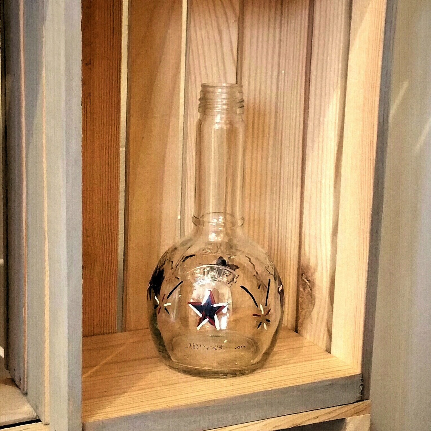 Stars All American Hand Painted Bud Vase-Decor-in2ition mercantile