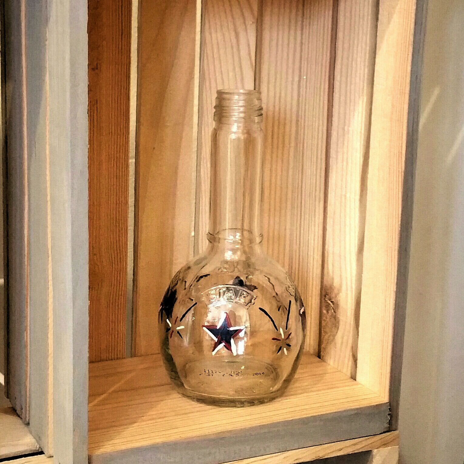 Stars All American Hand Painted Bud Vase-Decor-in2ition mercantile