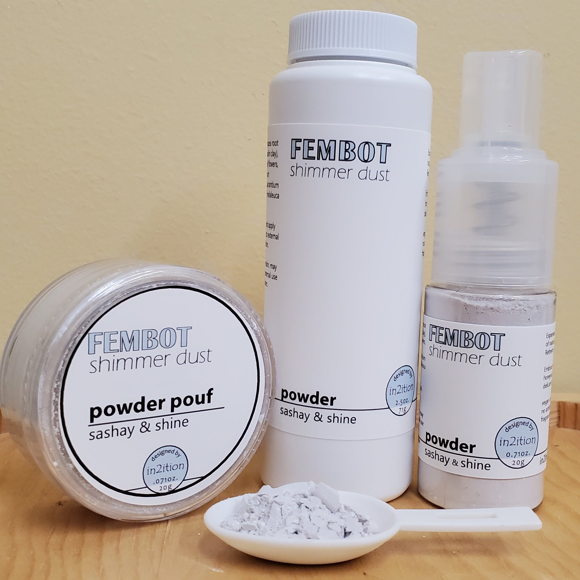 Fembot Shimmer Powder-Scent-in2ition mercantile