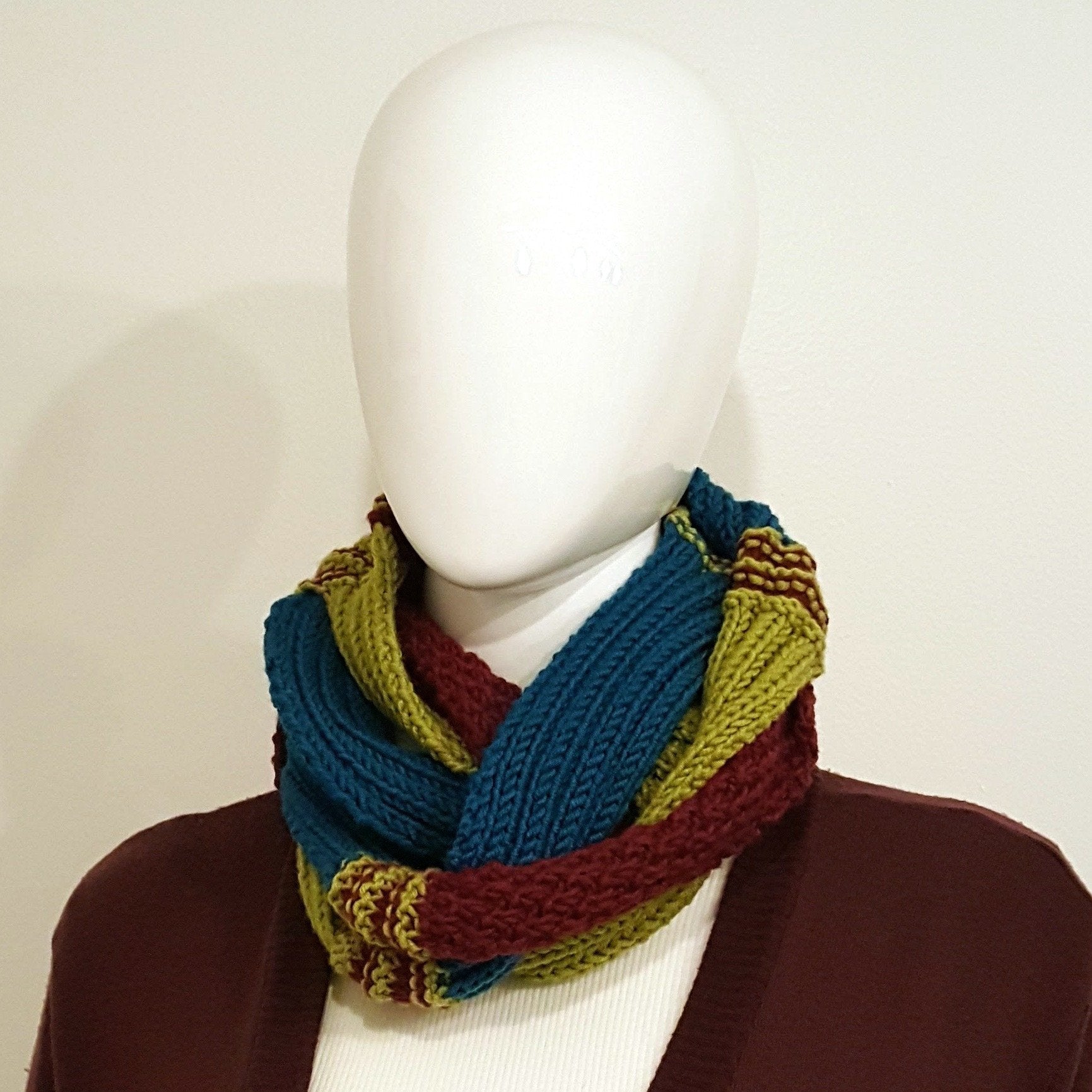 Harlequin Infinity Scarf-Accessories-in2ition mercantile