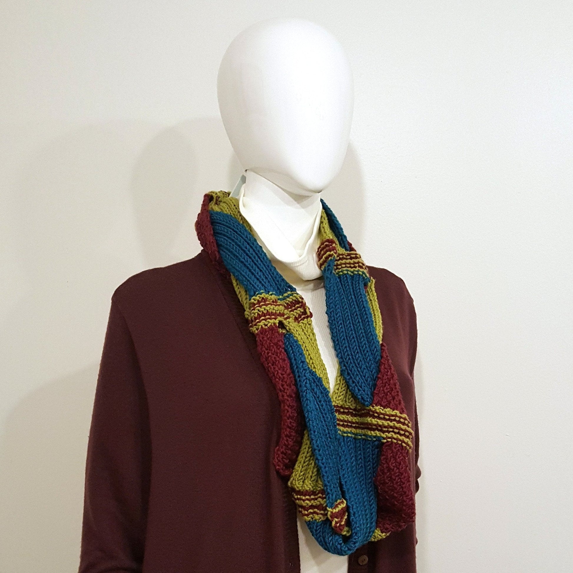 Harlequin Infinity Scarf-Accessories-in2ition mercantile