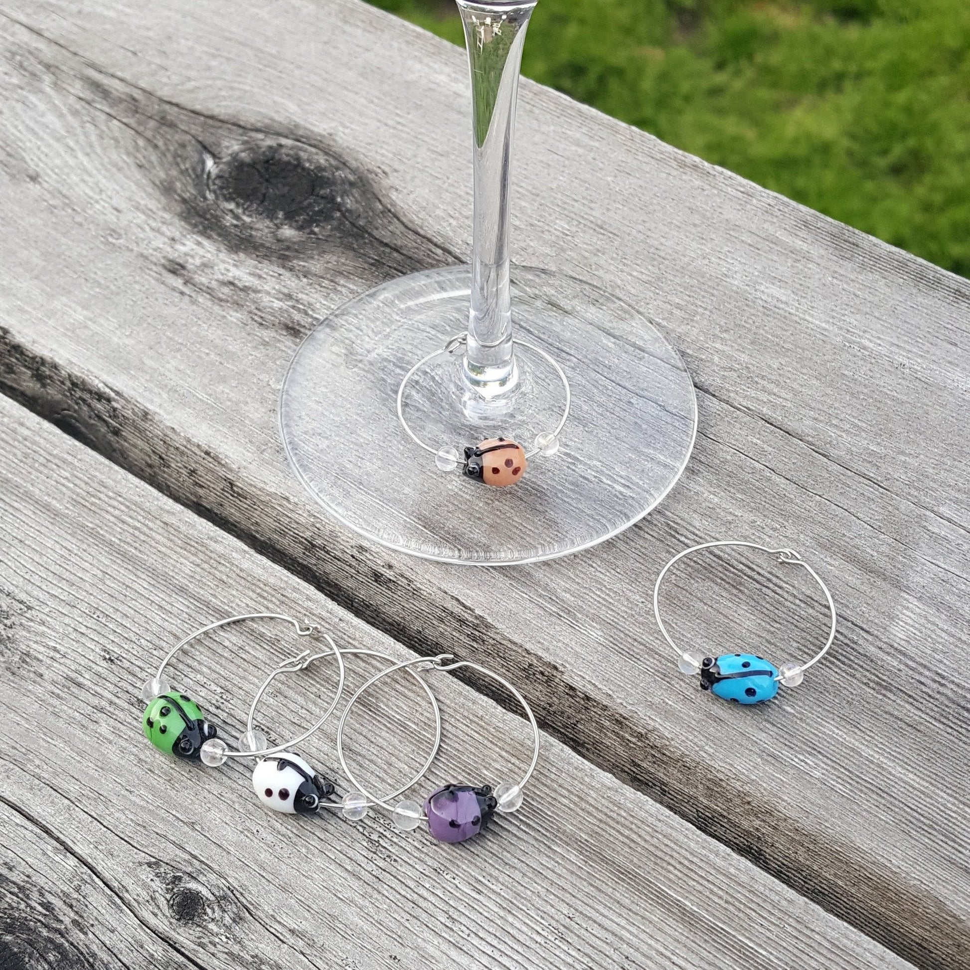 Ladybug Glass Charms-Wares-in2ition mercantile