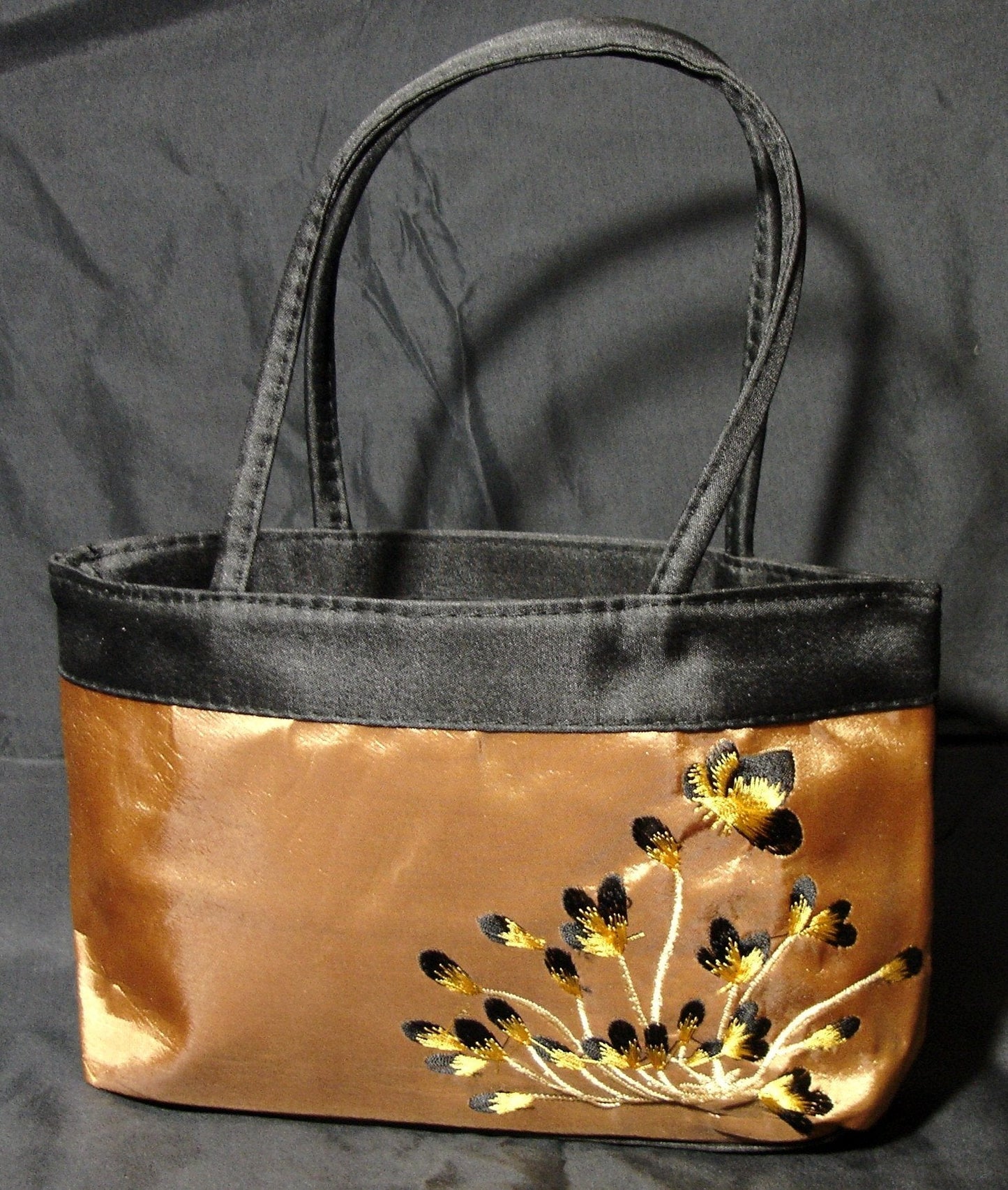 Satin Embroidered Bag-Accessories-in2ition mercantile