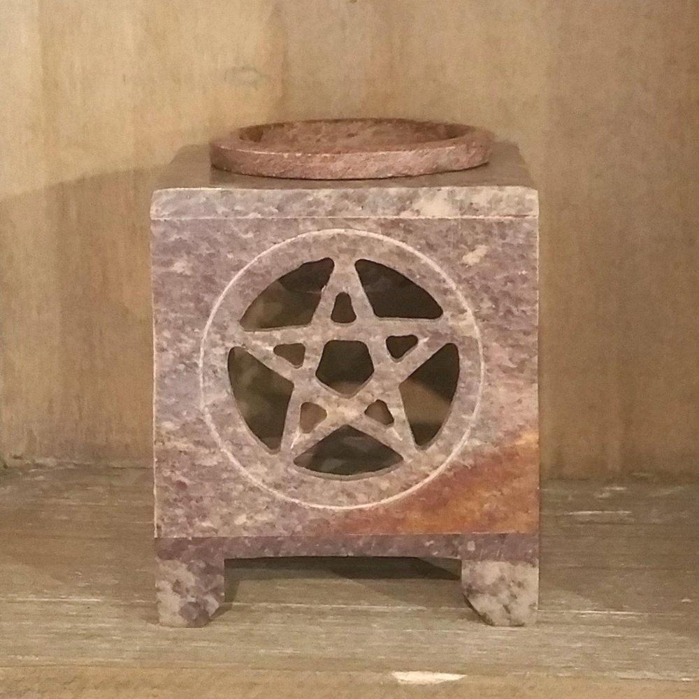 Carved Soapstone Aroma Lamp