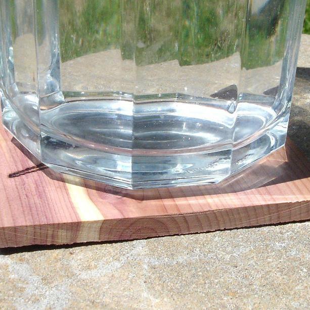 Cedar Coaster Set