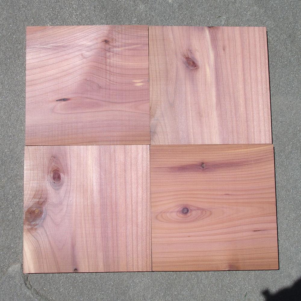 Cedar Coaster Set