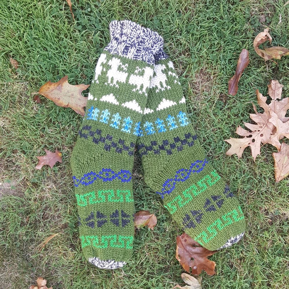 Fleece Lined Wool Socks
