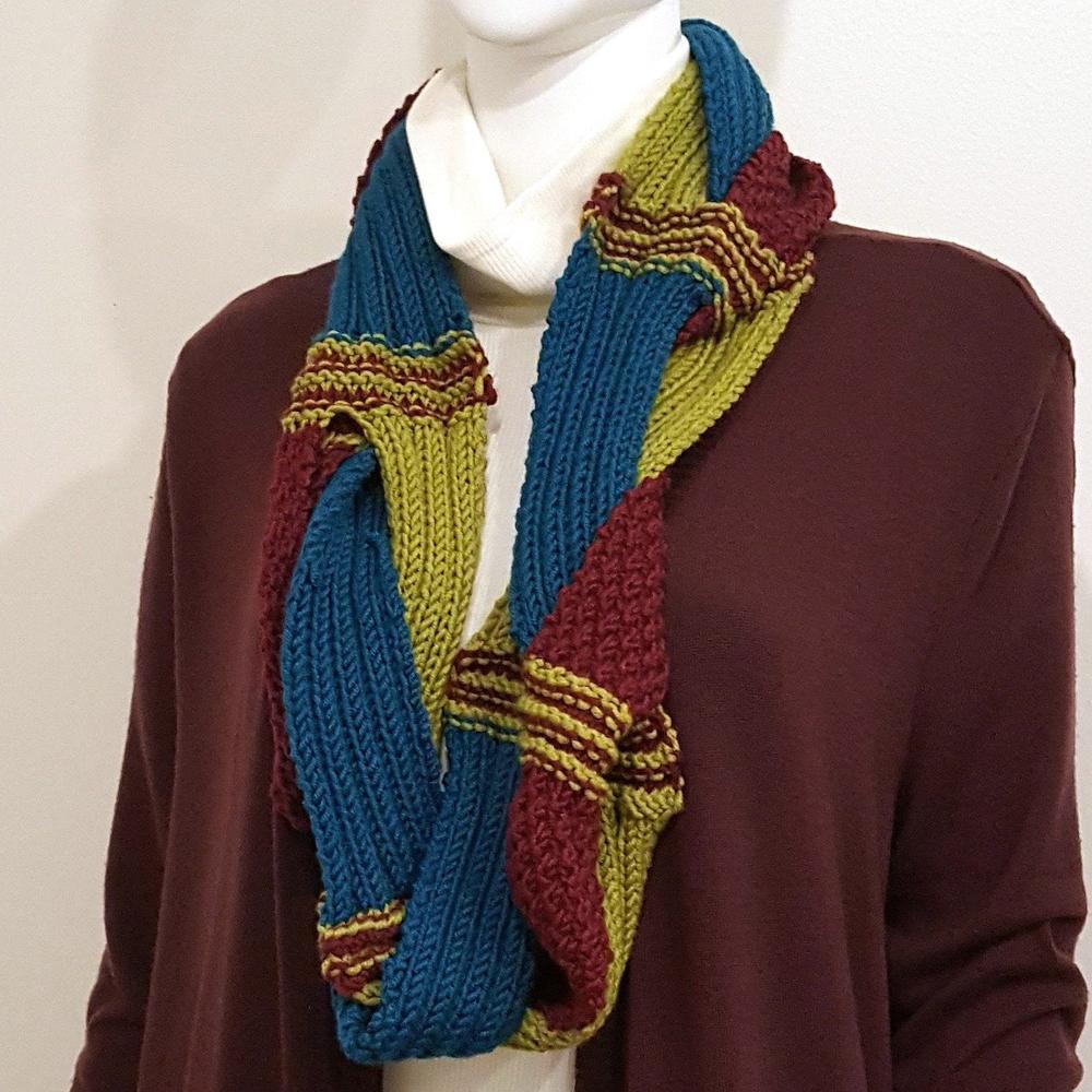 Harlequin Infinity Scarf