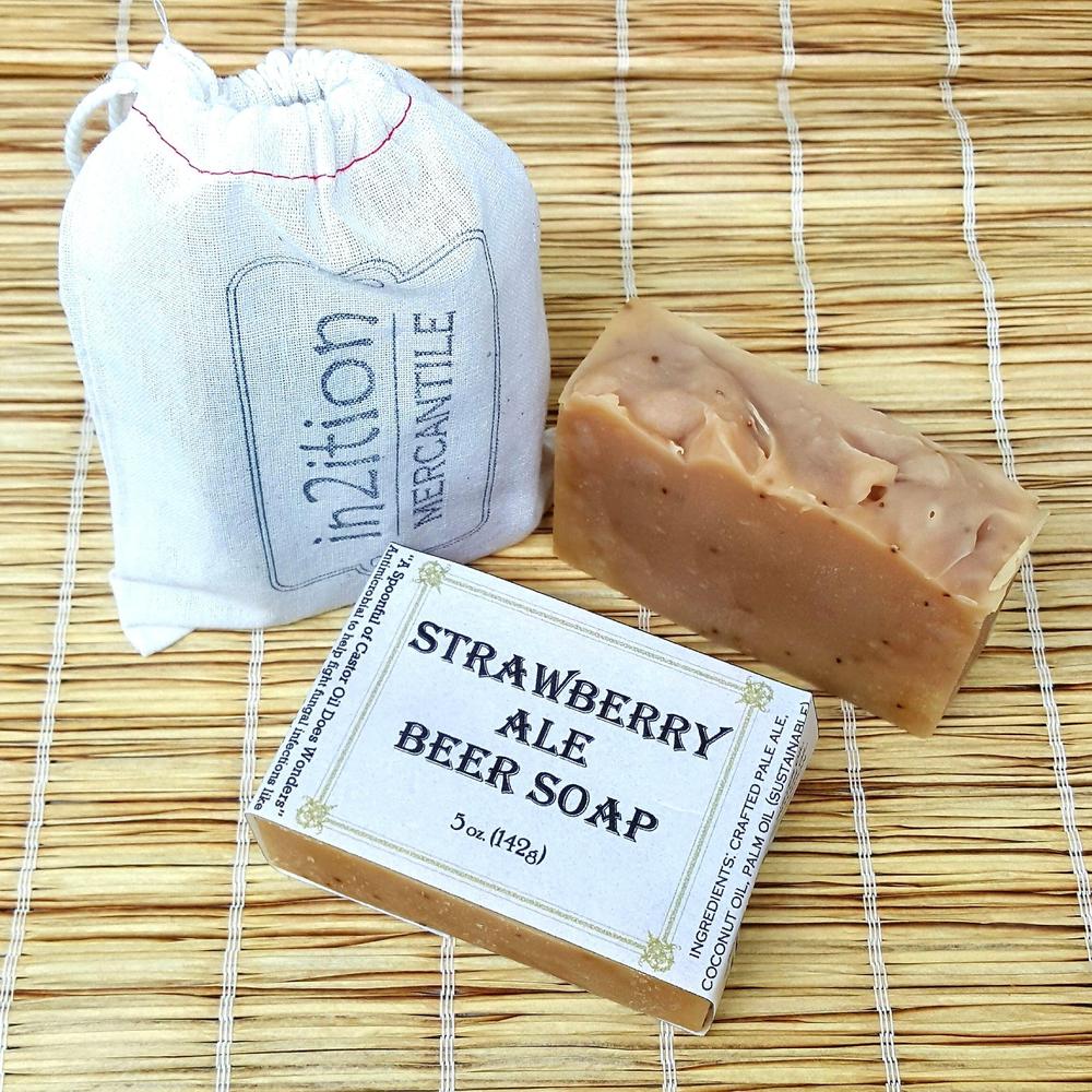 Strawberry Ale Beer Soap