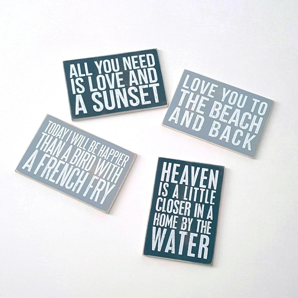 Wood Postcards from the Beach