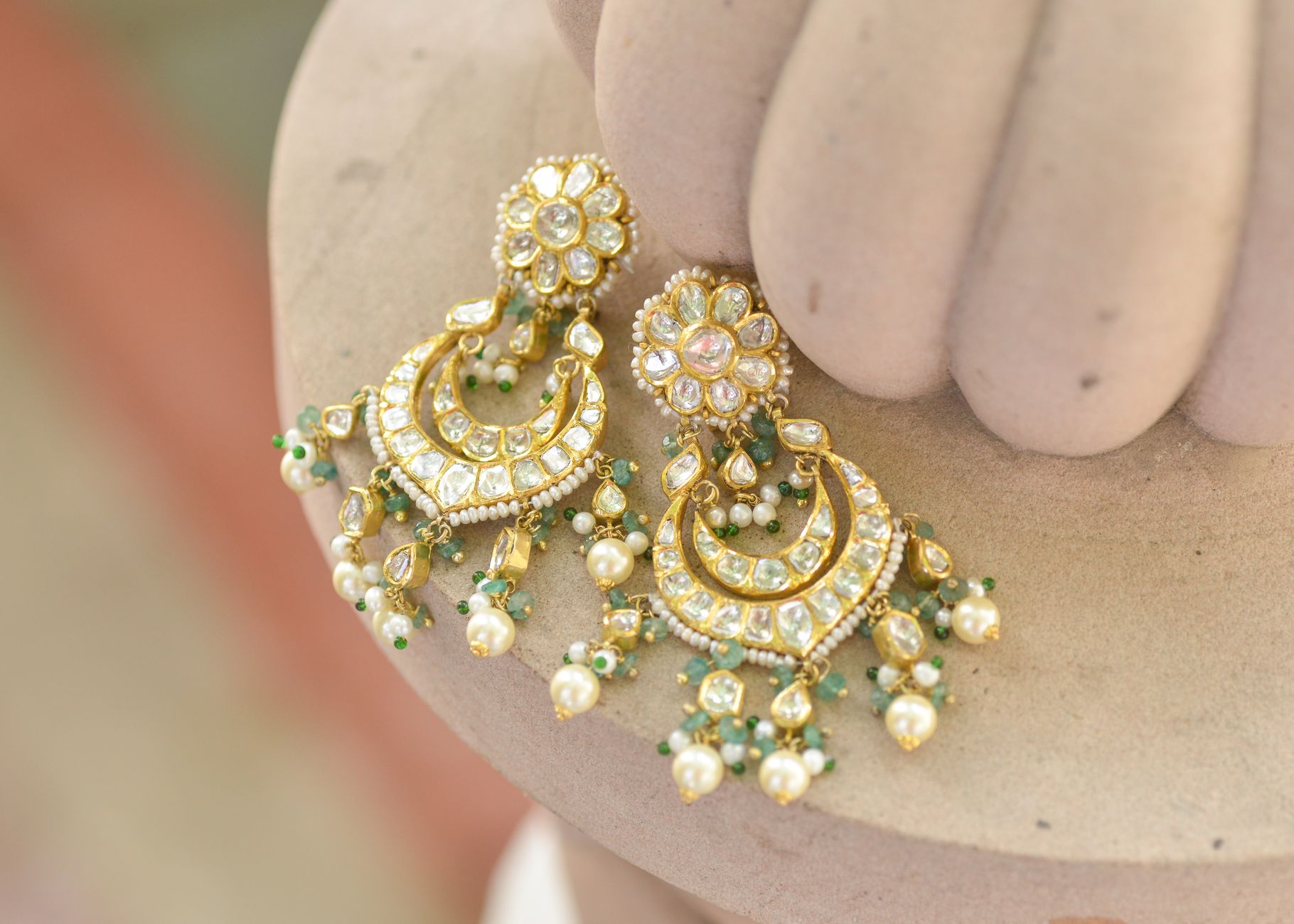 Peridot Chandelier Earrings
