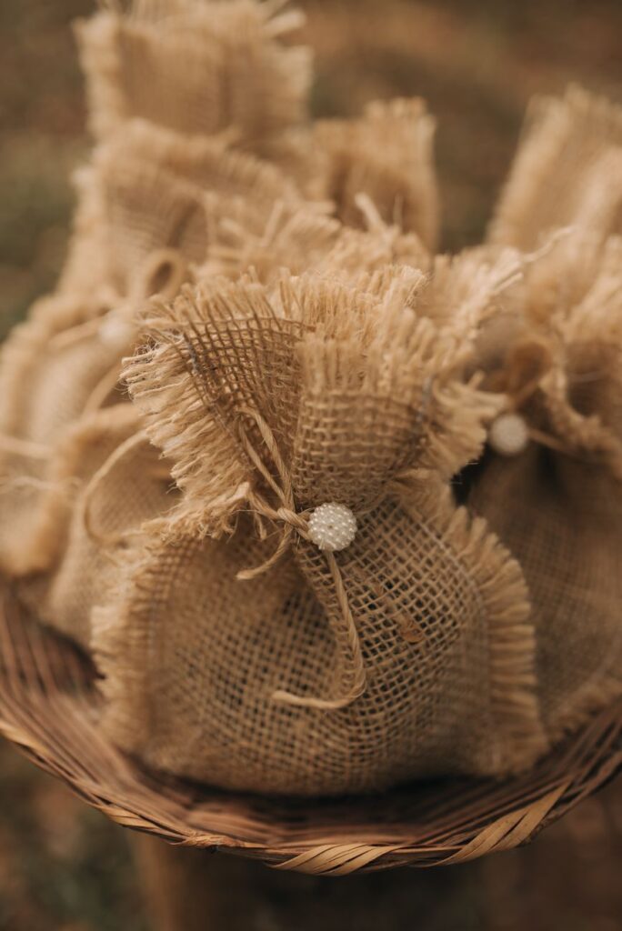 Burlap Gift Bag