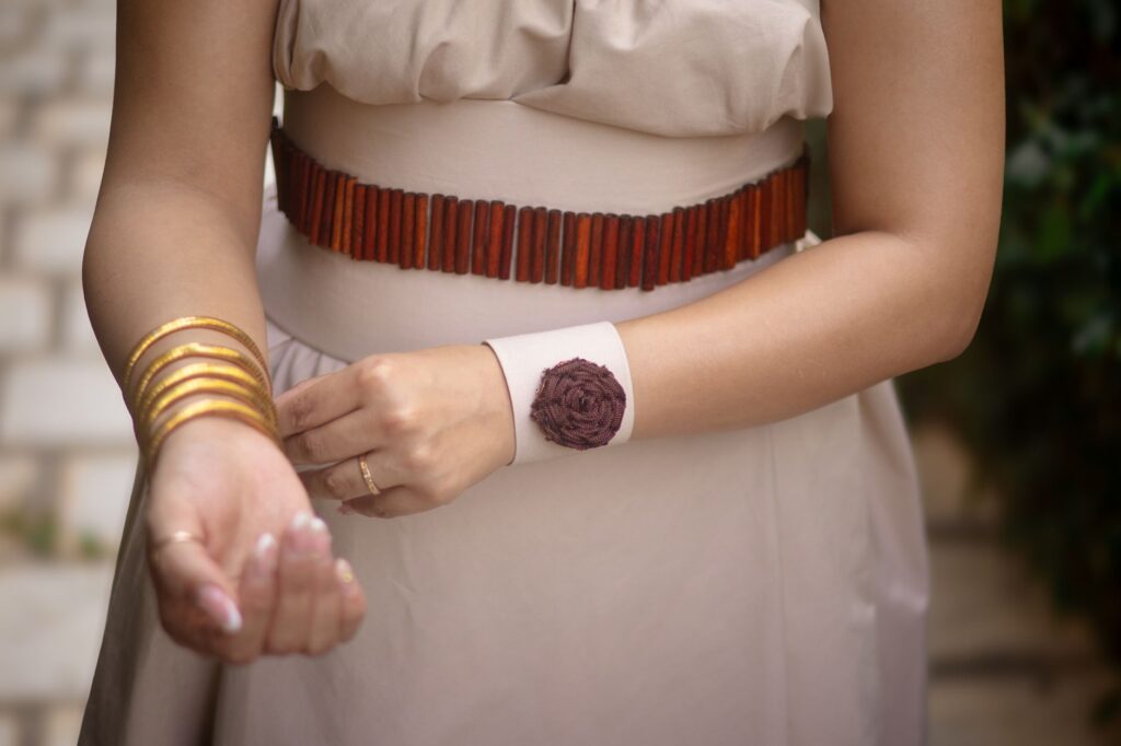 Tagua Twigs Cuff