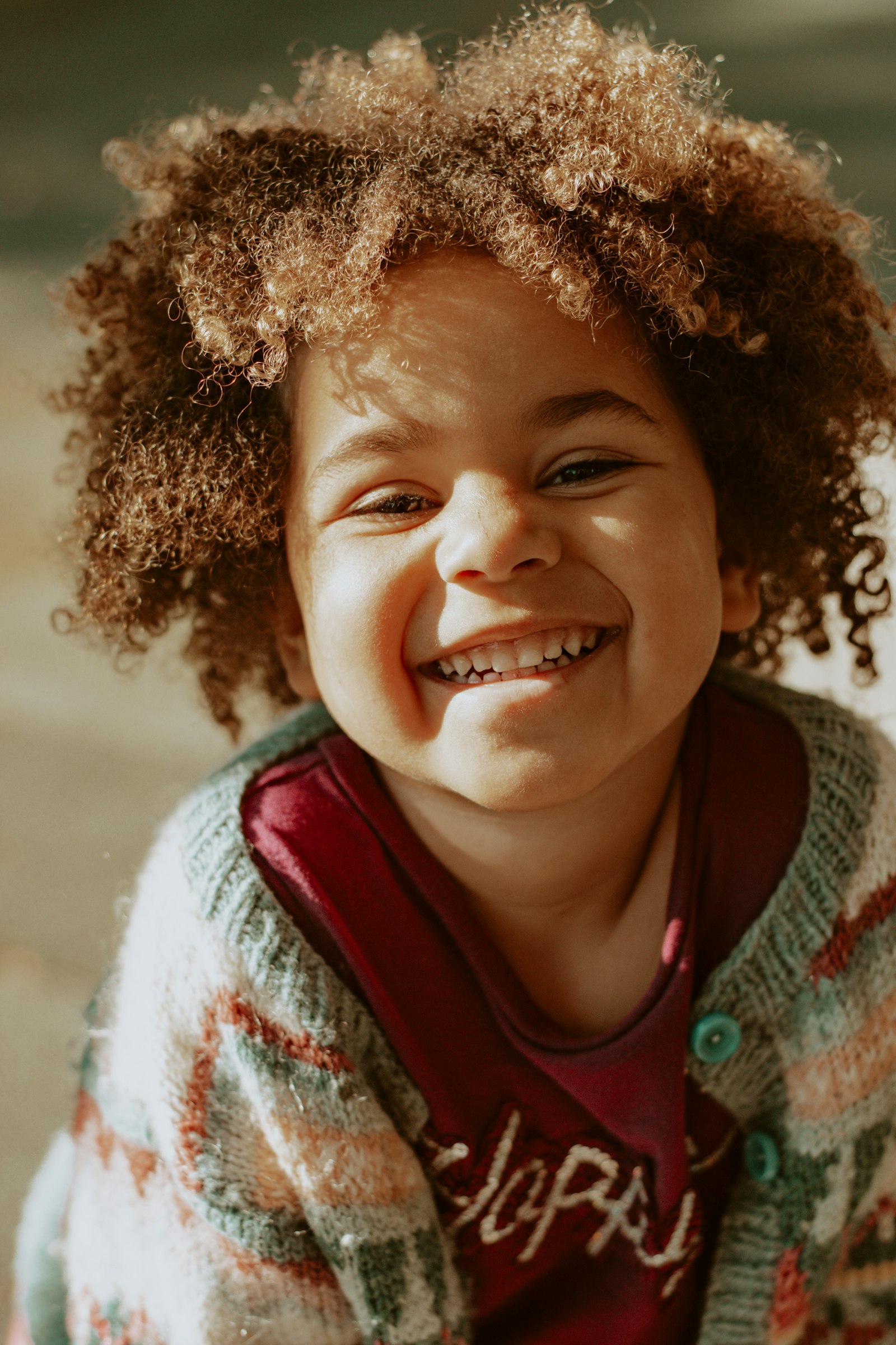 child smiling