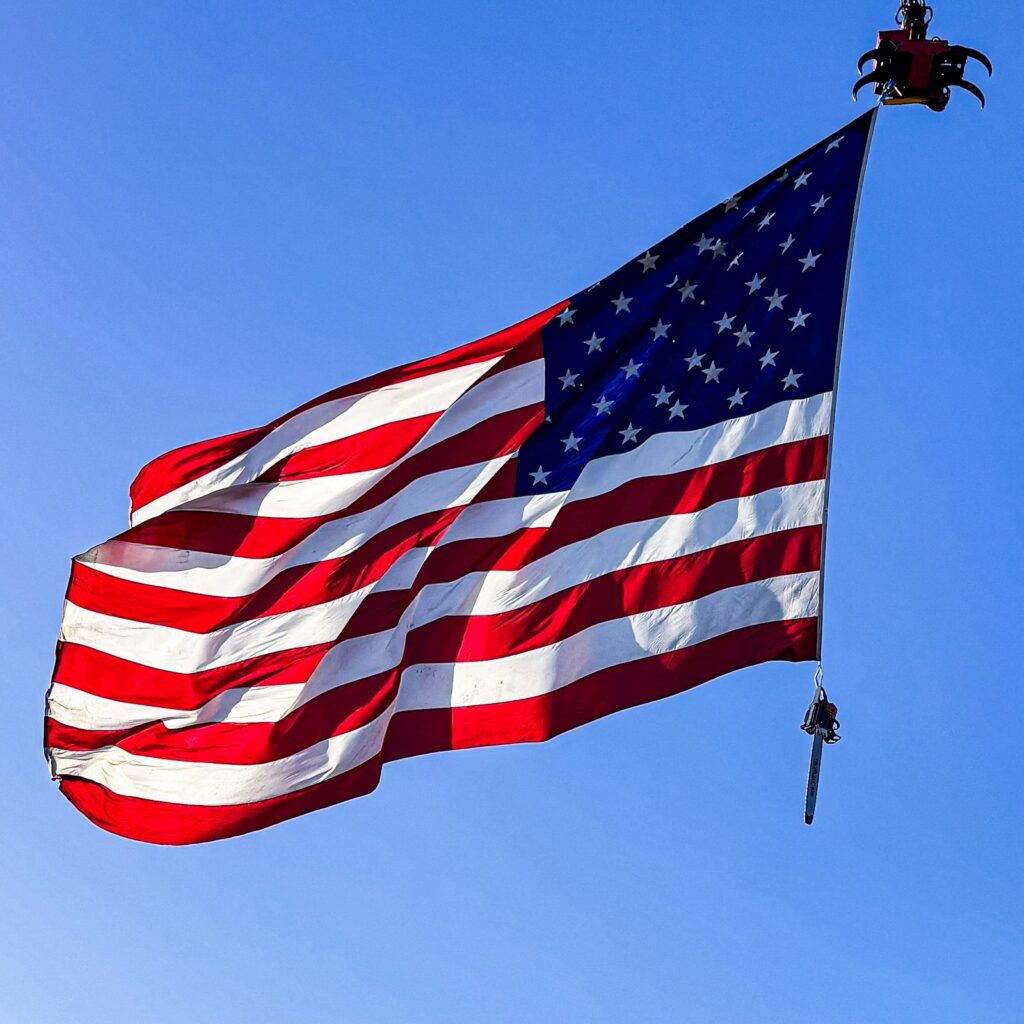 American Flag Patriot Sign