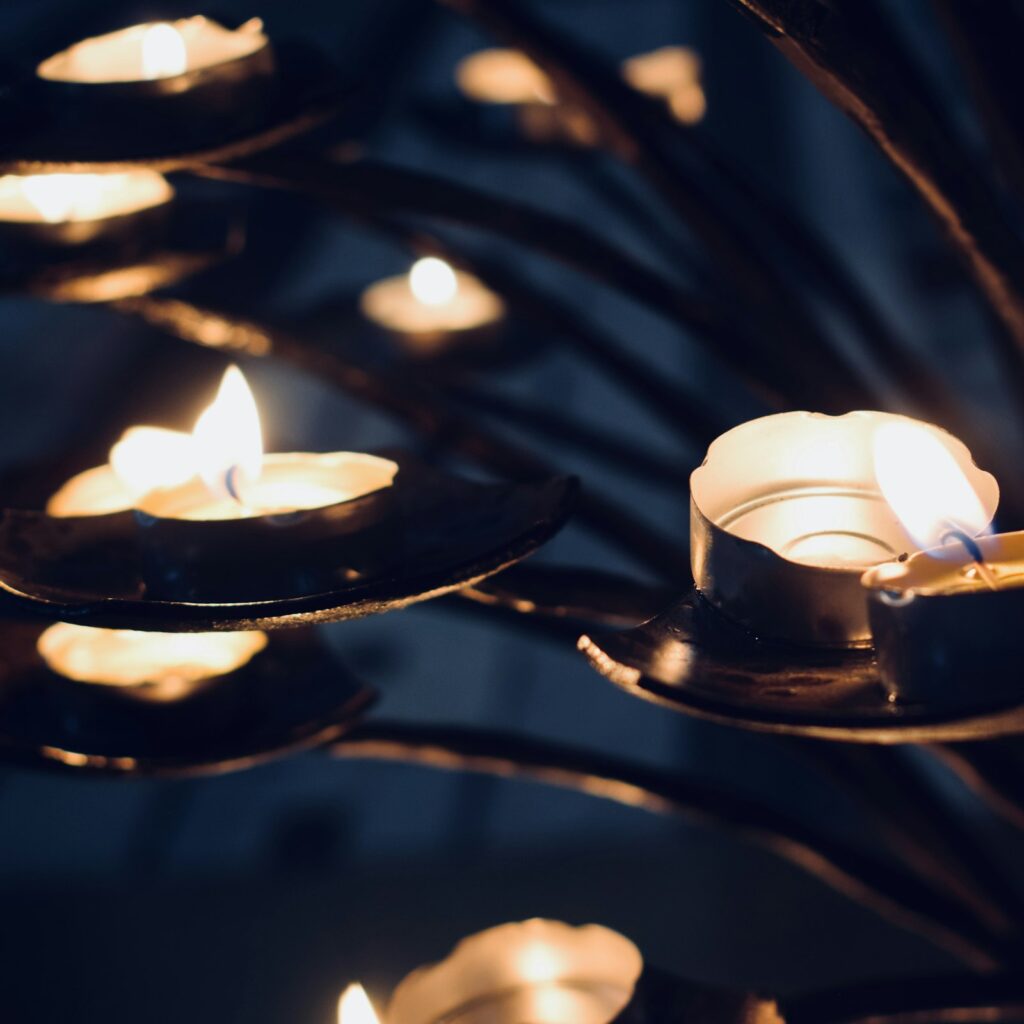 Spiral Rings Tealight Holder